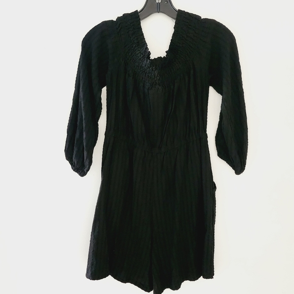 ANTHROPOLOGIE AMADI long sleeves off the shoulder romper - Picture 8 of 13
